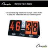 Champion Sports Deluxe Flip-A-Score Board/Timer, One Size, Bold Orange