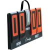 Champion Sports Deluxe Flip-A-Score Board/Timer, One Size, Bold Orange