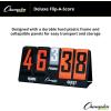 Champion Sports Deluxe Flip-A-Score Board/Timer, One Size, Bold Orange