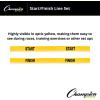 Champion Sports Poly Start & Finish Line Markers – Durable Vinyl Track & Field Race Markers for Drills & Training