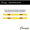 Champion Sports Poly Start & Finish Line Markers – Durable Vinyl Track & Field Race Markers for Drills & Training