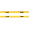 Champion Sports Poly Start & Finish Line Markers – Durable Vinyl Track & Field Race Markers for Drills & Training