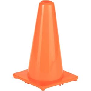 Champion Sports 9″ High Visibility Flexible Vinyl Cone, Orange