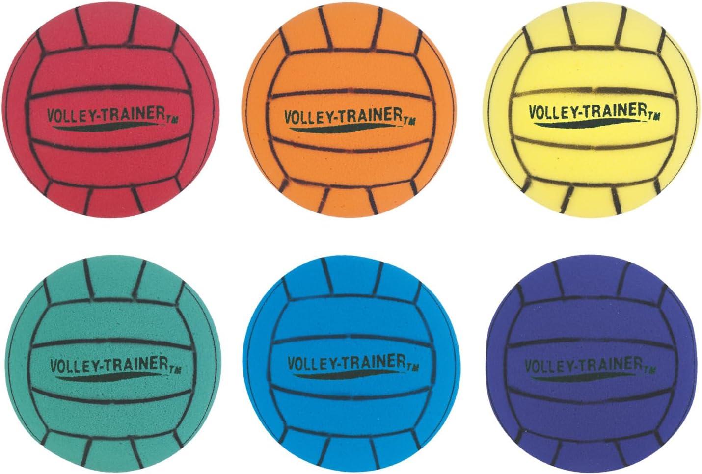 image:imageChampion Sports 8 Inch Ultra Foam Volleyballs Set of 6 Assorted Colors
