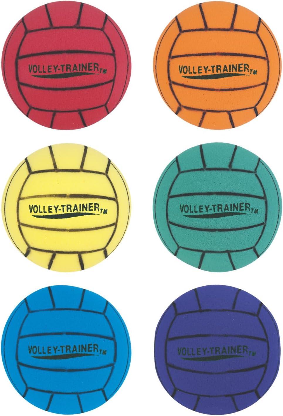 image:imageChampion Sports 8 Inch Ultra Foam Volleyballs Set of 6 Assorted Colors