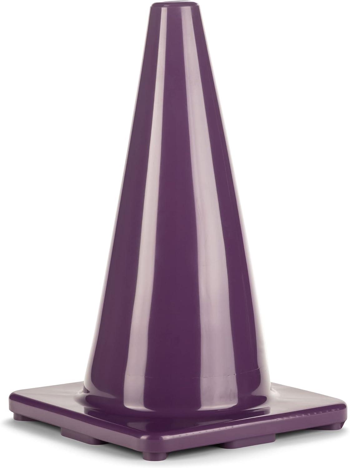 image:imageChampion Sports High Visibility Flexible Vinyl Cones for Sports Training Agility Drills Field amp Gym Marking SetsPurple