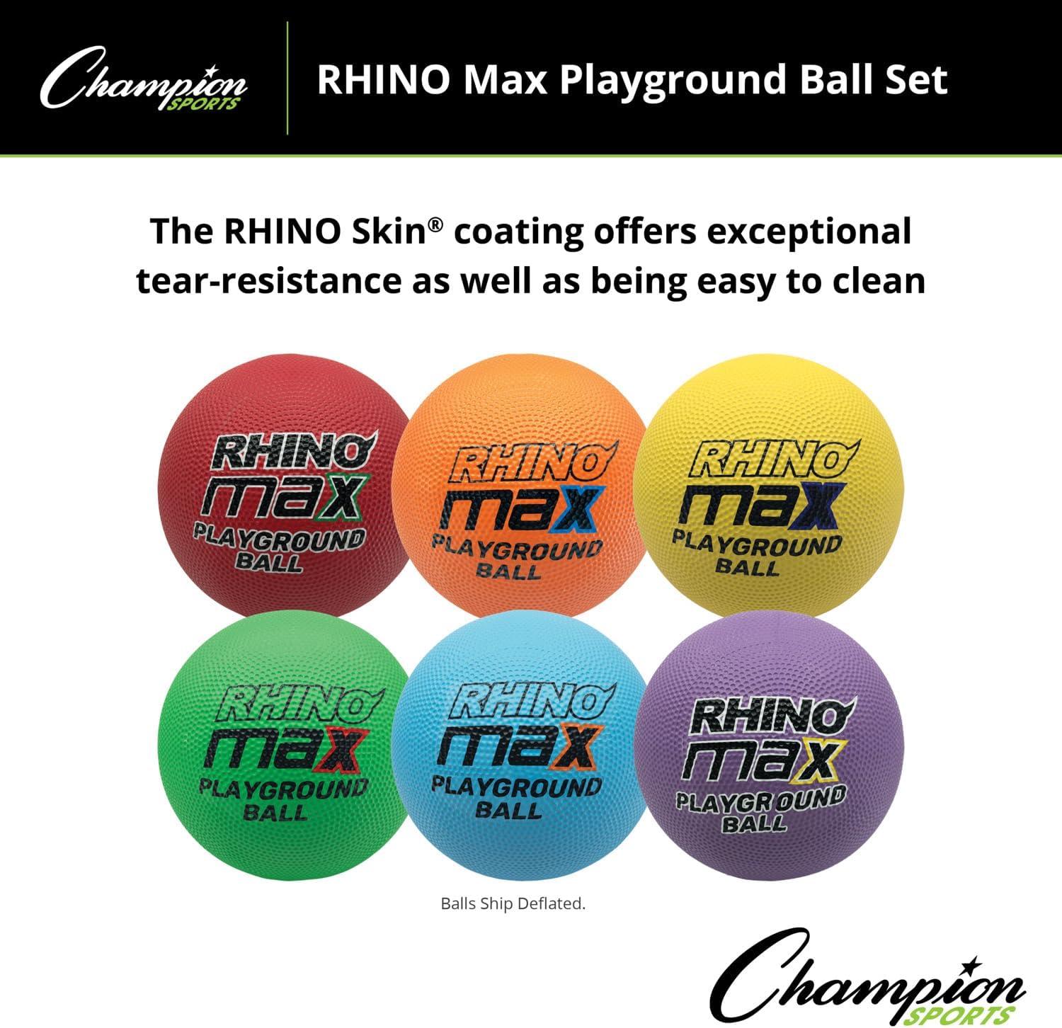 image:imageChampion Sports Rhino Max Playground Ball Sets Available in Mulitple Activity StylesPlayground Ball Set