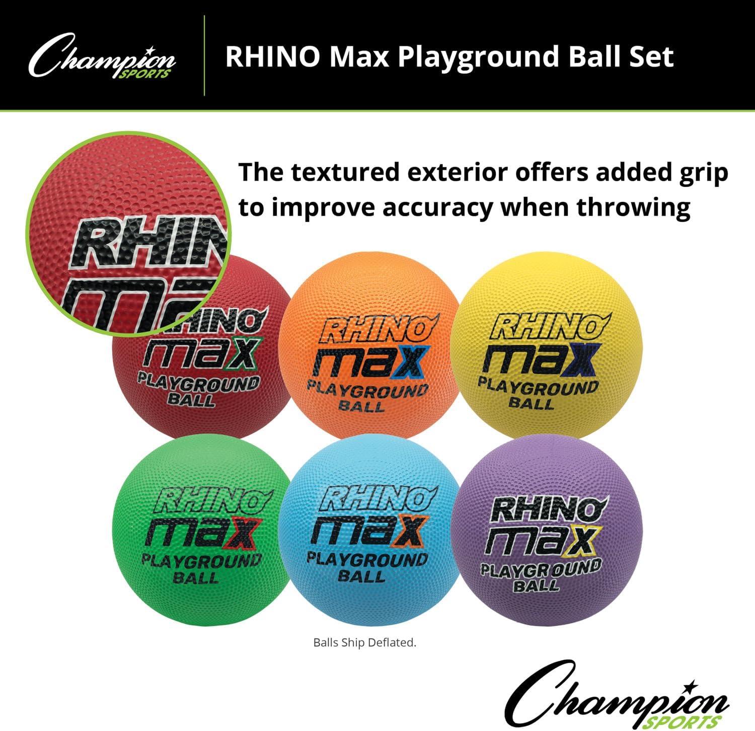 image:imageChampion Sports Rhino Max Playground Ball Sets Available in Mulitple Activity StylesPlayground Ball Set