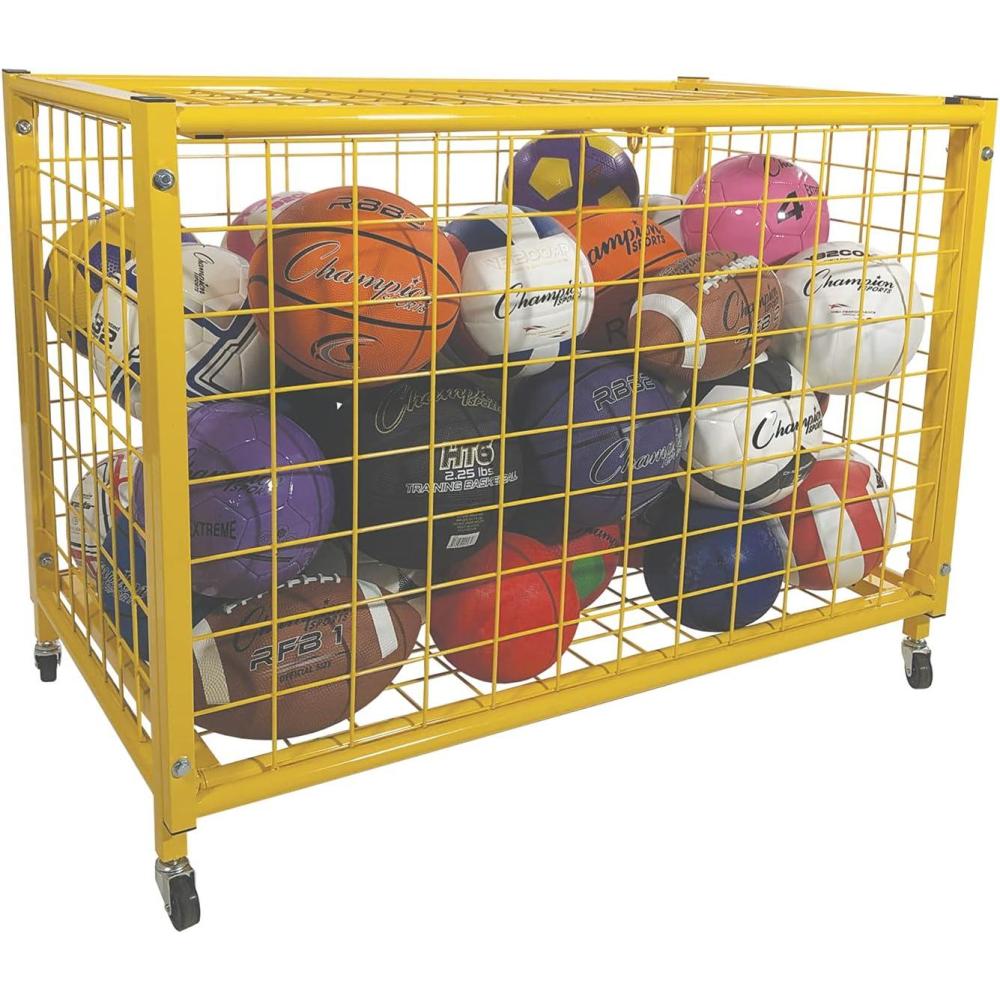 image:imageChampion Sports Locking Ball Storage Locker with WheelsFull Size Locker