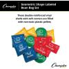 Champion Sports 5 Inch Geometric Bean Bag Set(Geometric (5″ Square – Set of 12))
