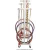Champion Sports Durable Plastic Hoop Cart