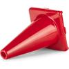 Champion Sports High Visibility Flexible Vinyl Cones for Sports Training, Agility Drills, Field & Gym Marking Sets(Red)