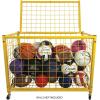 Champion Sports Locking Ball Storage Locker with Wheels(Full Size Locker)