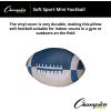 Champion Sports Soft Foam Mini Football, Blue/White, 8″