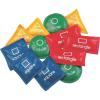 Champion Sports 5 Inch Geometric Bean Bag Set(Geometric (5″ Square – Set of 12))
