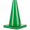 Champion Sports High Visibility Flexible Vinyl Cones for Sports Training, Agility Drills, Field & Gym Marking Sets(Green)