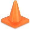 Champion Sports High Visibility Flexible Vinyl Cones for Sports Training, Agility Drills, Field & Gym Marking Sets(Orange)