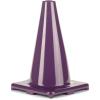 Champion Sports High Visibility Flexible Vinyl Cones for Sports Training, Agility Drills, Field & Gym Marking Sets(Purple)
