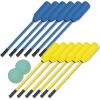 Champion Sports Soft Foam & Rhino Skin Polo Sets – Durable Foam Polo Sets with 12 Sticks & 2 Balls, Safe, Lightweight Equipment for All Ages – Indoor/Outdoor Gym & PE Games(Soft Polo Set)