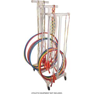 Champion Sports Durable Plastic Hoop Cart