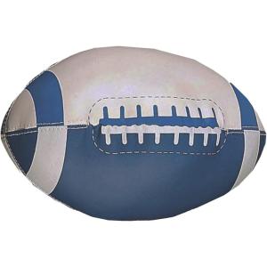 Champion Sports Soft Foam Mini Football, Blue/White, 8″