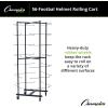 Champion Sports Heavy Duty Rolling Football Helmet Rack with Swivel Casters