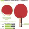 Champion Sports PN14 Table Tennis Paddle, Black