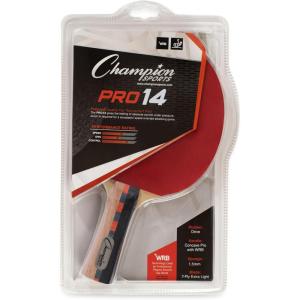 Champion Sports PN14 Table Tennis Paddle, Black