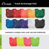 Champion Sports unisex-adult Mesh Practice Scrimmage Vest Regular and Numbered (Youth and Adult) – Pack of 12(Gold)
