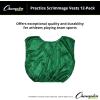 Champion Sports unisex-adult Mesh Practice Scrimmage Vest Regular and Numbered (Youth and Adult) – Pack of 12(Green)
