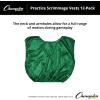 Champion Sports unisex-adult Mesh Practice Scrimmage Vest Regular and Numbered (Youth and Adult) – Pack of 12(Green)