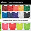 Champion Sports unisex-adult Mesh Practice Scrimmage Vest Regular and Numbered (Youth and Adult) – Pack of 12(Neon Green)