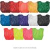 Champion Sports unisex-adult Mesh Practice Scrimmage Vest Regular and Numbered (Youth and Adult) – Pack of 12(Orange)
