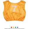 Champion Sports unisex-adult Mesh Practice Scrimmage Vest Regular and Numbered (Youth and Adult) – Pack of 12(Yellow)
