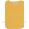 Champion Sports Deluxe Adult Mesh Pinnie, Yellow – 12 Pack