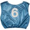 Champion Sports unisex-adult Mesh Practice Scrimmage Vest Regular and Numbered (Youth and Adult) – Pack of 12(Blue)