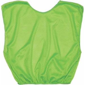 Champion Sports unisex-adult Mesh Practice Scrimmage Vest Regular and Numbered (Youth and Adult) – Pack of 12(Neon Green)