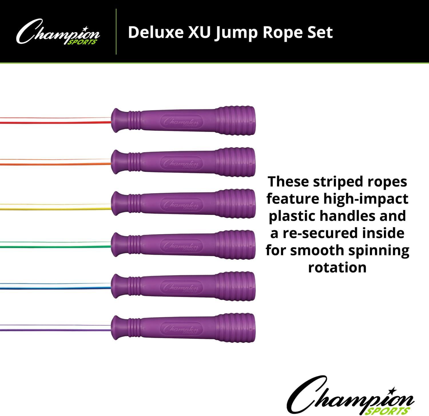 image:imageChampion Sports Deluxe XU Vinyl Jump Rope Set in Multiple Lengths16 Feet