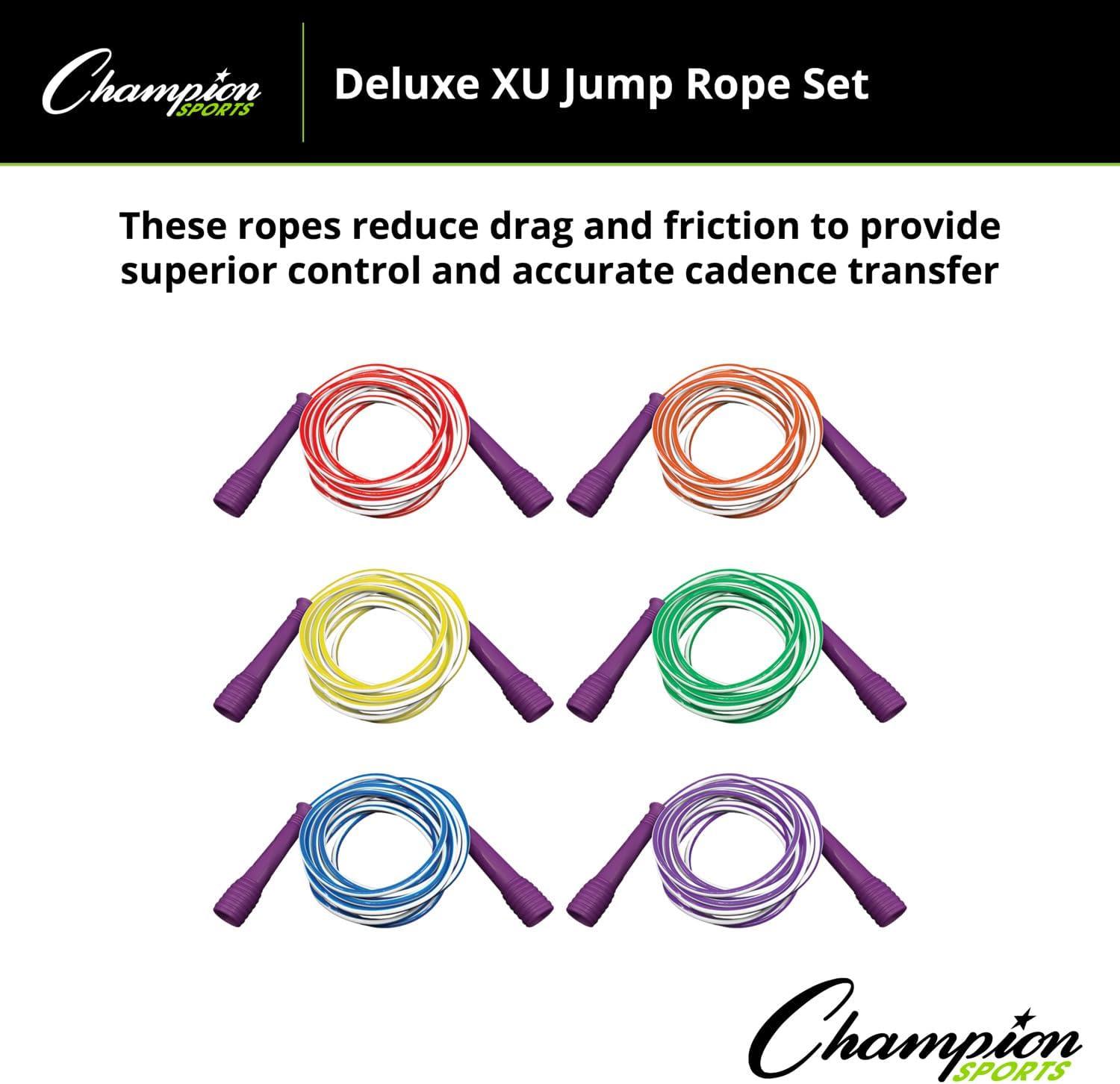 image:imageChampion Sports Deluxe XU Vinyl Jump Rope Set in Multiple Lengths16 Feet