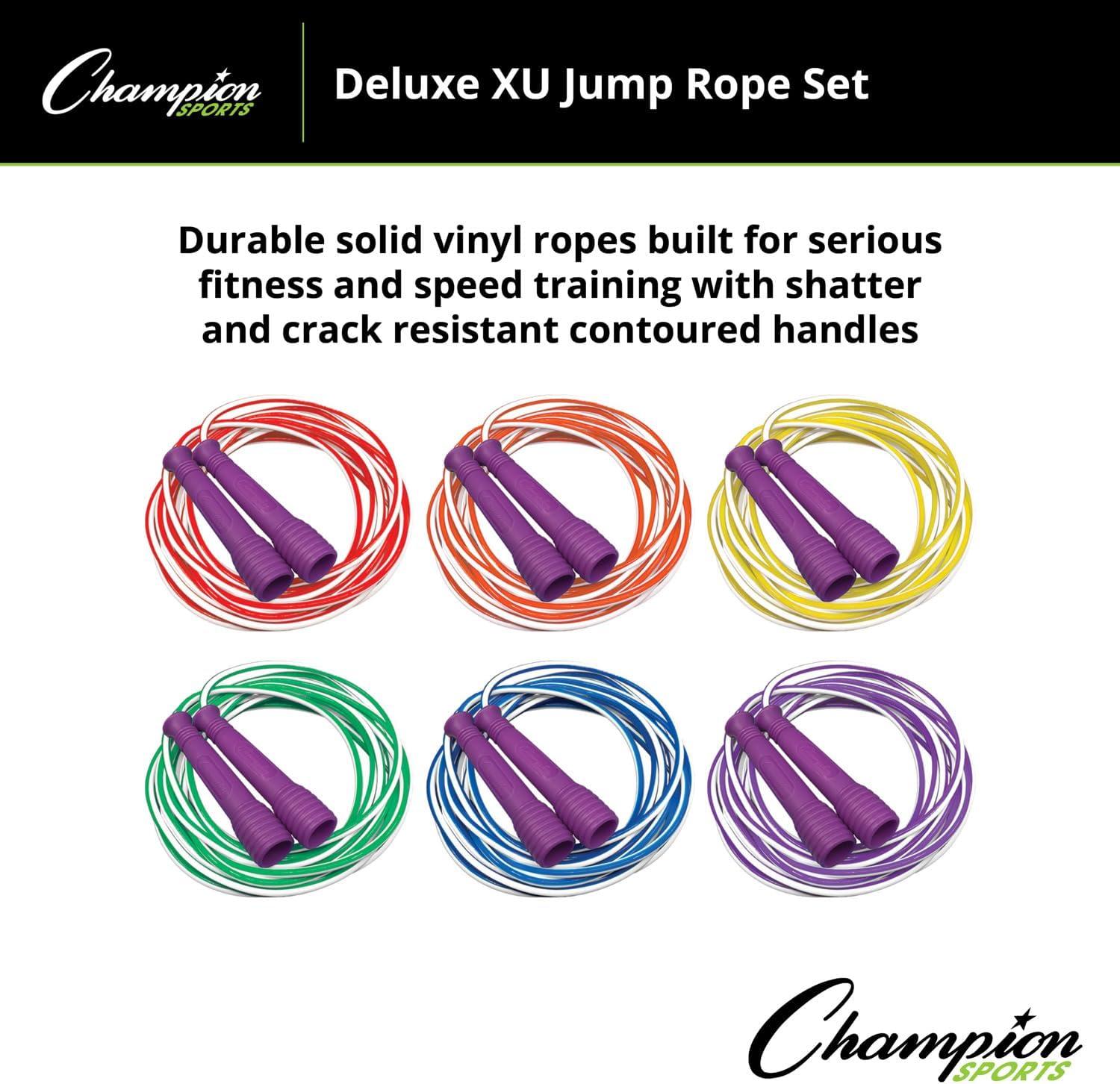 image:imageChampion Sports Deluxe XU Vinyl Jump Rope Set in Multiple Lengths16 Feet
