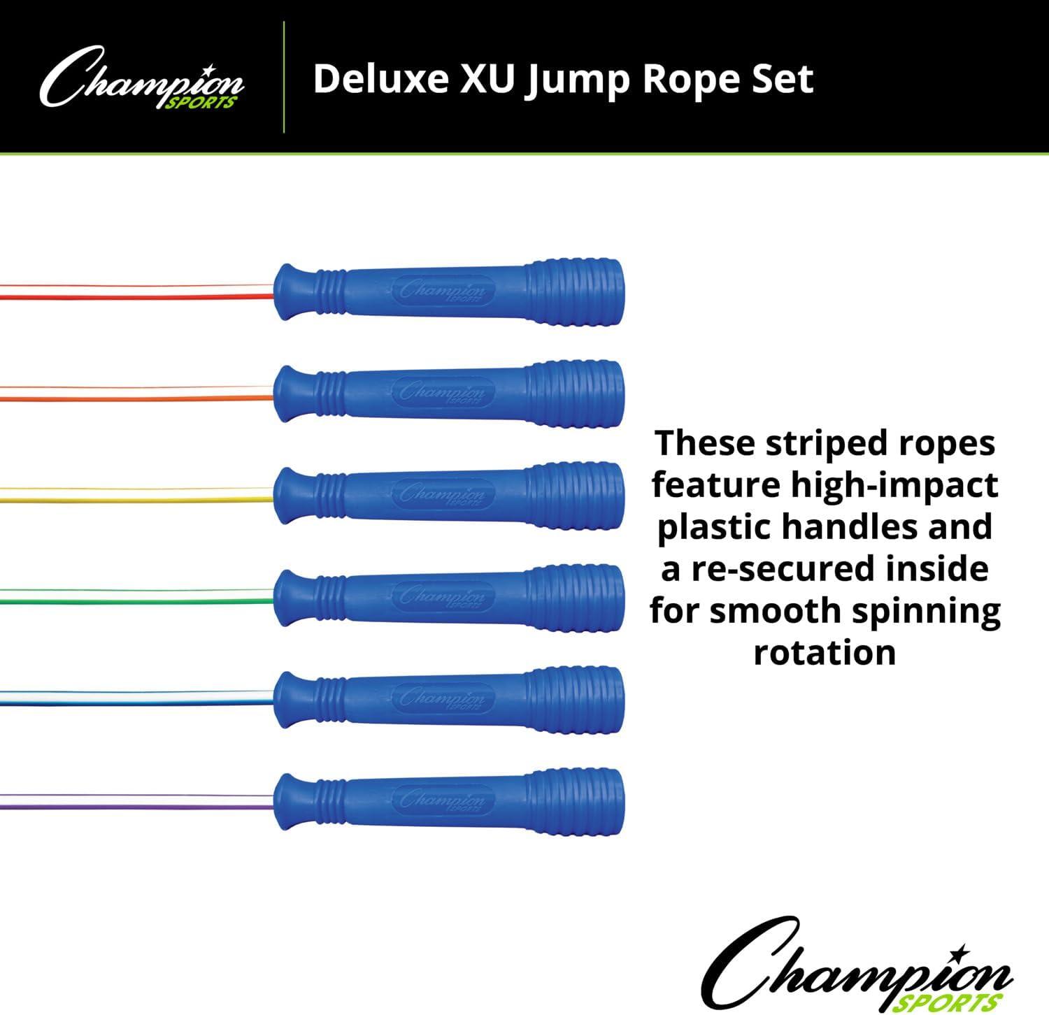 image:imageChampion Sports Deluxe XU Vinyl Jump Rope Set in Multiple Lengths9 Feet