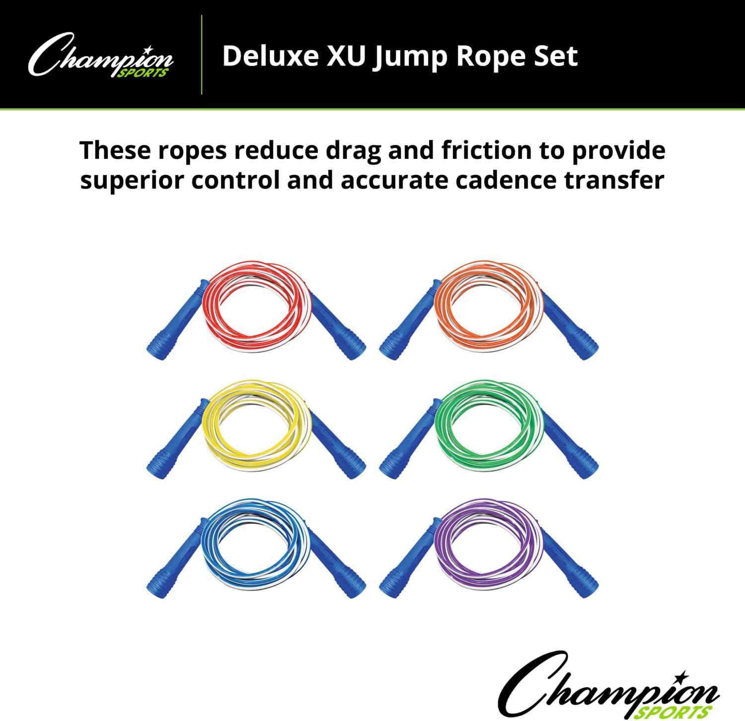image:imageChampion Sports Deluxe XU Vinyl Jump Rope Set in Multiple Lengths9 Feet