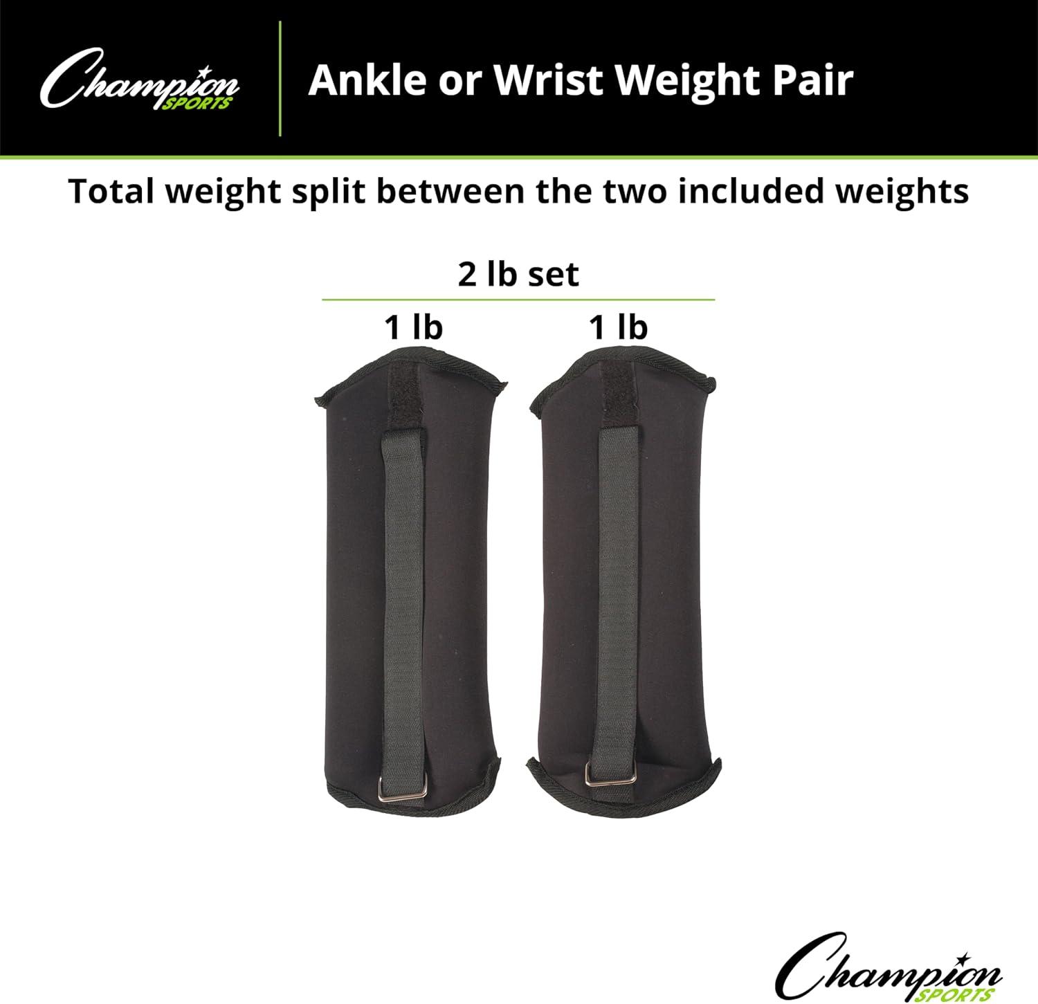 image:imageChampion Sports Soft Adjustable Ankle and Wrist Weights2 lbs
