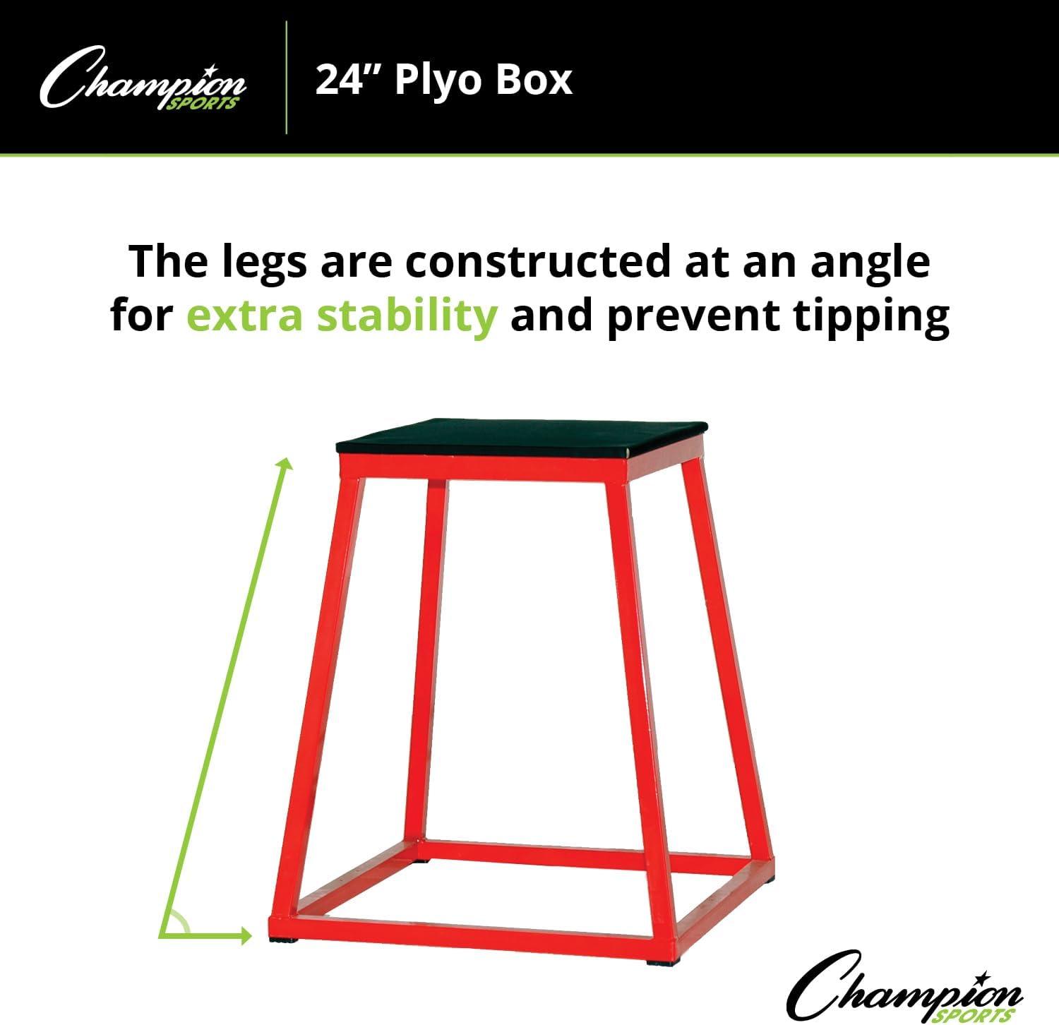 image:imageChampion Sports Welded Steel Plyo Box 24 H