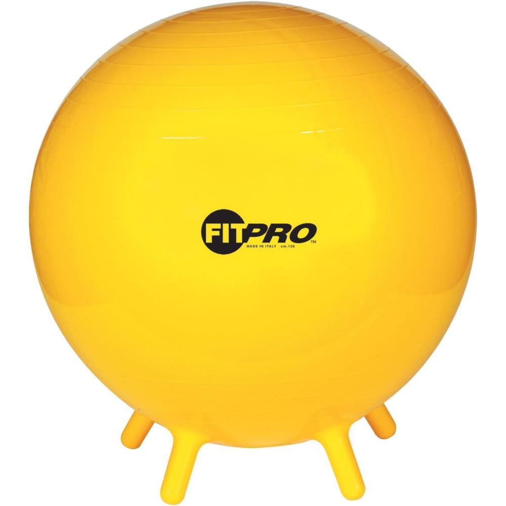 image:imageChampion Sports FitPro amp Maxafe Sitsolution Stability Balls Balance Core amp Strength Exercise Ball for Home Gym or Office Workouts Durable BurstResistant Fitness BallYellow