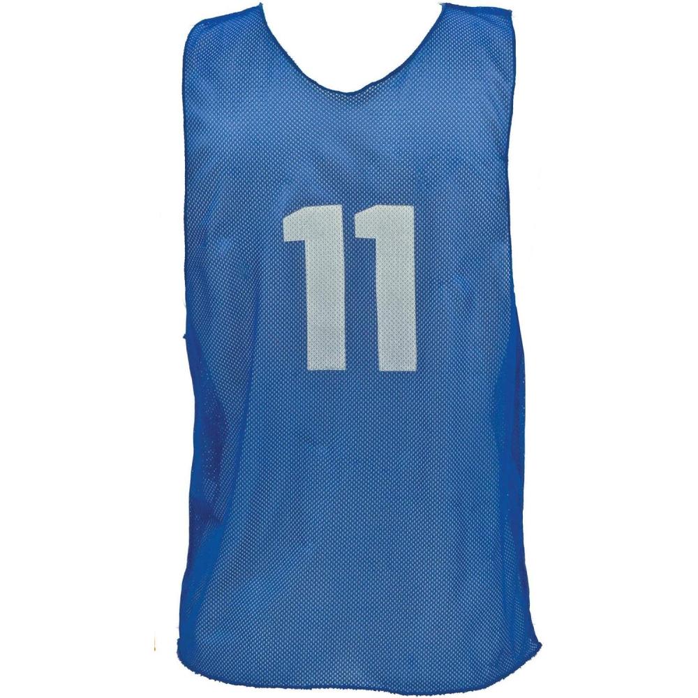 image:imageChampion Sports Numbered Mesh Adult Practice Vest Blue Pack of 12