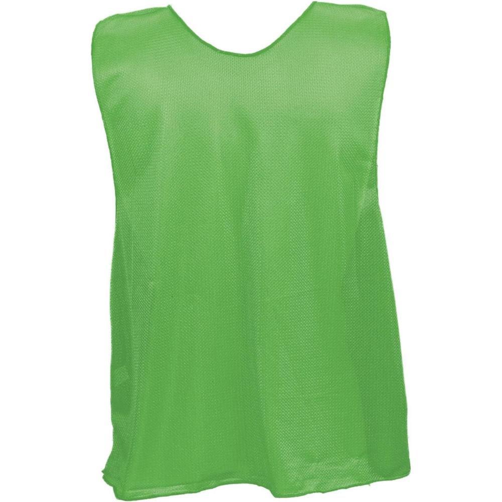 image:imageChampion Sports Solid Mesh Adult Practice Vest Green Pack of 12