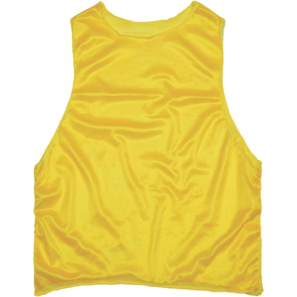 image:imageChampion Sports Solid Mesh Adult Practice Vest Yellow Pack of 12