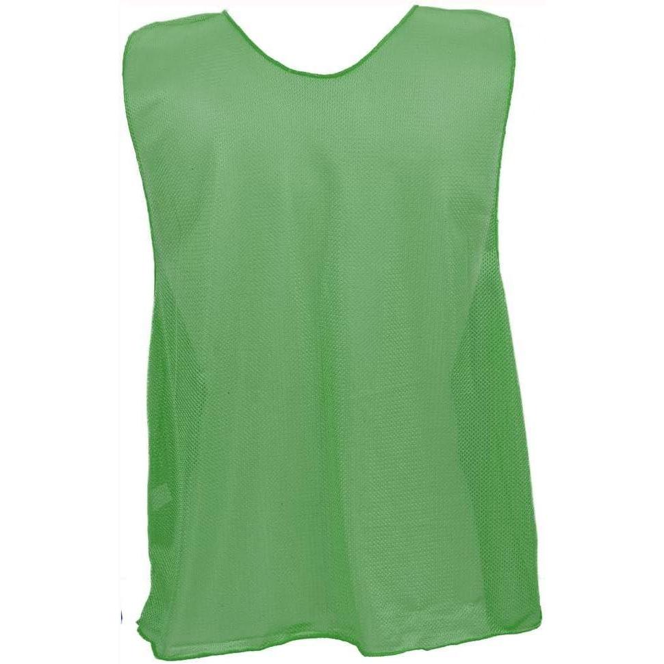 image:imageChampion Sports Solid Mesh Youth Practice Vest Neon Green Pack of 12