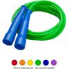 Champion Sports 9 Foot Licorice Jump Rope for Fitness, Assorted Colors – Speed Jump Ropes with Contoured Handles for Exercise, Cross Training, Boxing – Premium Skipping Rope for Kids, Adults